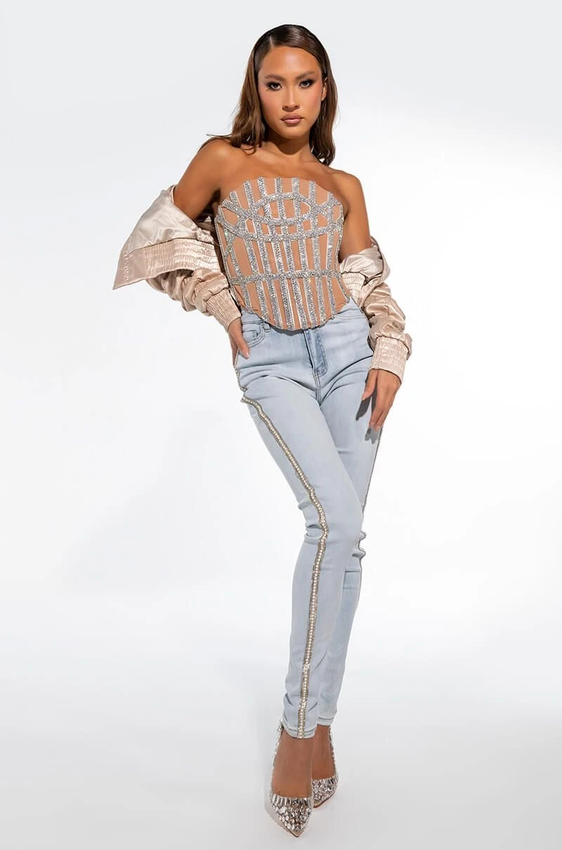 FLEX FIT EXTREME STRETCH HIGH WAIST PEARL SKINNY JEANS 6 FLEX FIT EXTREME STRETCH HIGH WAIST PEARL SKINNY JEANS - Image 4