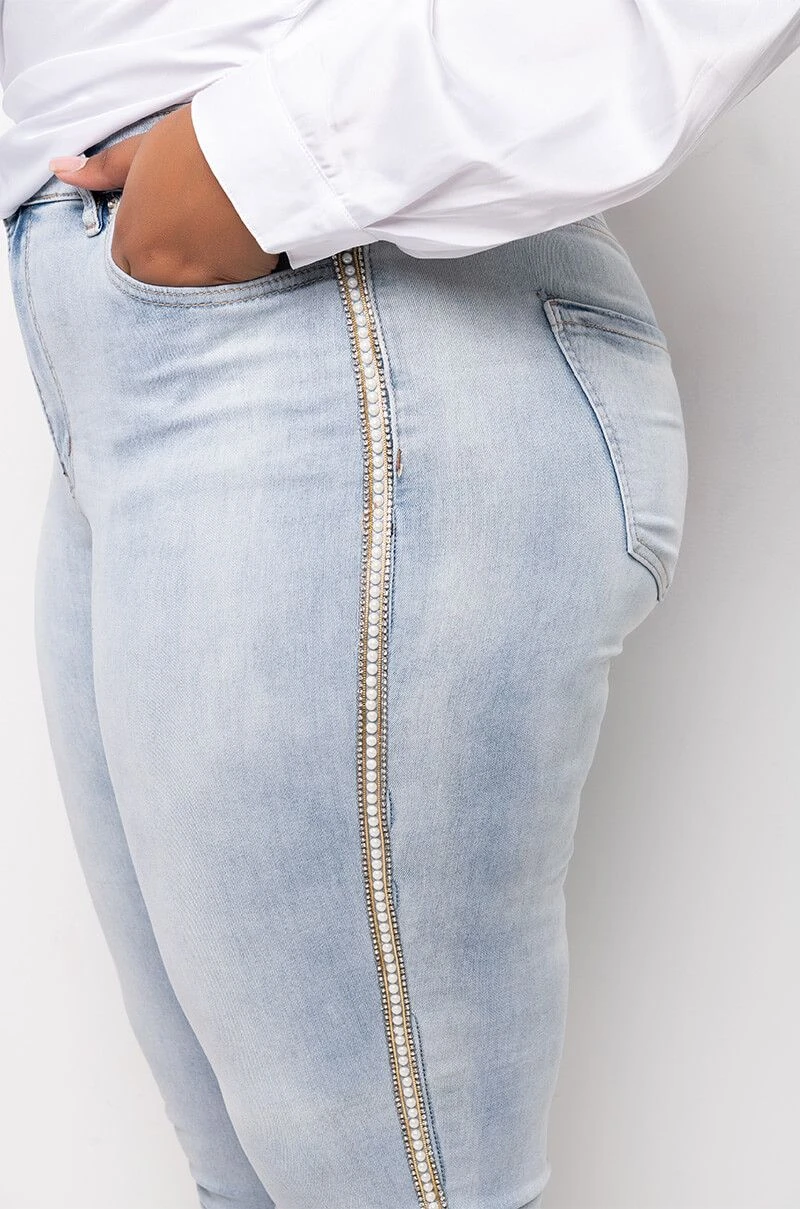 FLEX FIT EXTREME STRETCH HIGH WAIST PEARL SKINNY JEANS 13 FLEX FIT EXTREME STRETCH HIGH WAIST PEARL SKINNY JEANS - Image 11