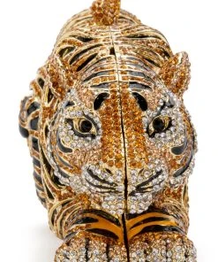 EYE OF THE TIGER RHINESTONE CLUTCH -akira shop eye of the tiger rhinestone clutch multi 5 5