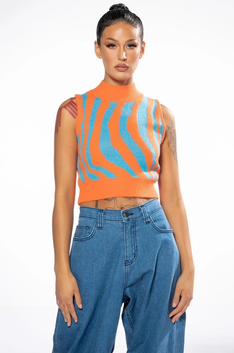 EYE OF THE TIGER SLEEVELESS SWEATER 7 EYE OF THE TIGER SLEEVELESS SWEATER - Image 5