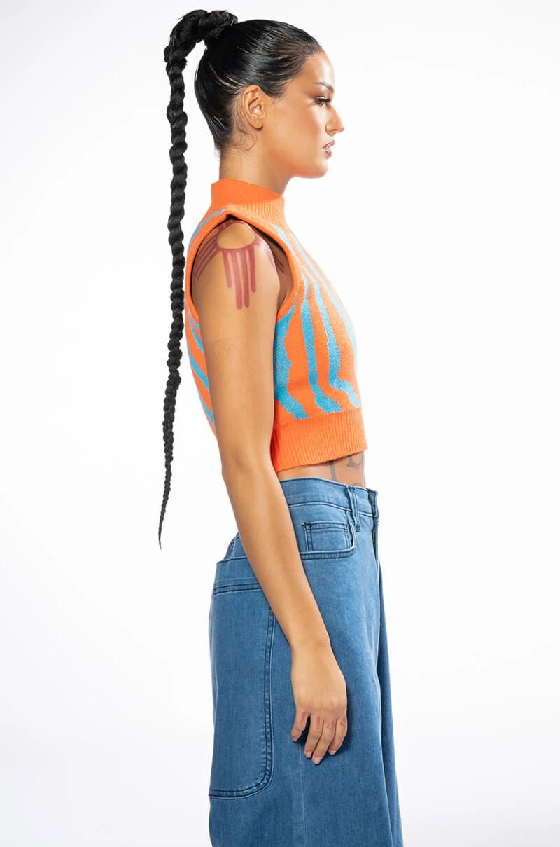 EYE OF THE TIGER SLEEVELESS SWEATER 8 EYE OF THE TIGER SLEEVELESS SWEATER - Image 6