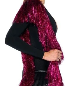 FANCY GIRL TINSEL PURSE STRAP -akira shop fancy girl tinsel purse strap pink 1 1