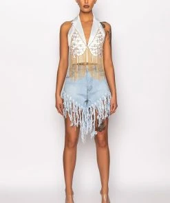 FANTASY DRIP LINK BRA BODY CHAIN 15 FANTASY DRIP LINK BRA BODY CHAIN -akira shop fantasy drip link bra body chain gold clear 7 7