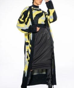 FEELING DANGEROUS SLEEVELESS CROPPED MOCK NECK SWEATER 14 FEELING DANGEROUS SLEEVELESS CROPPED MOCK NECK SWEATER -akira shop feeling dangerous sleeveless cropped mock neck sweater multi 4 4