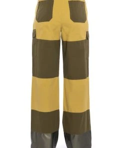 FIRST CHOICE COLOR BLOCKED CARGOS -akira shop first choice color blocked cargos green multi 7 7