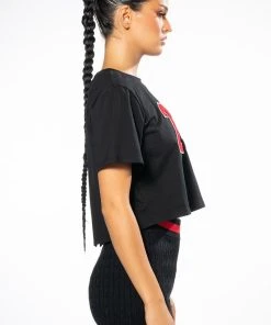 FLAUNT IT OPEN BACK T SHIRT 14 FLAUNT IT OPEN BACK T SHIRT -akira shop flaunt it open back t shirt black 5 5