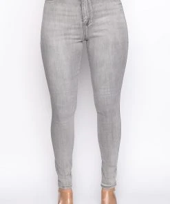 FLEX-FIT HIGH WAISTED SUPER STRETCHY SKINNY JEANS -akira shop flex fit high waisted super stretchy skinny jeans grey 3 3 c1