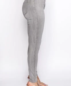 FLEX-FIT HIGH WAISTED SUPER STRETCHY SKINNY JEANS -akira shop flex fit high waisted super stretchy skinny jeans grey 4 4 c1