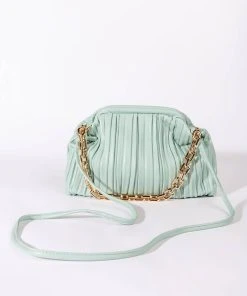 FLUME LIGHT GREEN CLUTCH BAG