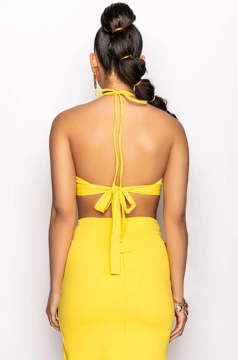 FLY GAL CUTOUT HALTER CROP TOP 7 FLY GAL CUTOUT HALTER CROP TOP - Image 5