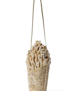 FRENCH FRIED ALL DAY BLINGED CLUTCH 12 FRENCH FRIED ALL DAY BLINGED CLUTCH -akira shop french fried all day blinged clutch gold 6 6