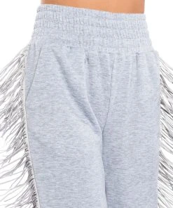 FRINGE ALL THE WAY JOGGER 19 FRINGE ALL THE WAY JOGGER -akira shop fringe all the way jogger heather grey 9 9