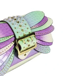 FULL BLOOM EMBELLISHED CROSSBODY BAG -akira shop full bloom embellished crossbody bag blue multi 4 4