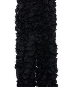 GARDEN OF EDEN APPLIQUE PANTS IN BLACK -akira shop garden of eden applique pants in black black 6 6