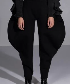 GENIE SCUBA PANTS -akira shop genie scuba pants black 1 1