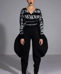 GENIE SCUBA PANTS -akira shop genie scuba pants black 3 3