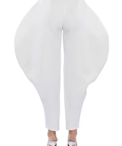 GENIE SCUBA PANTS IN WHITE -akira shop genie scuba pants white 10 10
