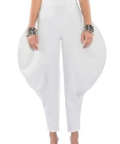 GENIE SCUBA PANTS IN WHITE -akira shop genie scuba pants white 3 3