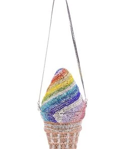 GET A TASTE RHINESTONE MINI BAG