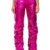 GLIMPSE OF MAGIC RELAXED METALLIC PANT 2 GLIMPSE OF MAGIC RELAXED METALLIC PANT -akira shop glimpse of magic relaxed metallic pant fuchsia 1 1
