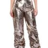 GLIMPSE OF MAGIC RELAXED METALLIC PANT 1 GLIMPSE OF MAGIC RELAXED METALLIC PANT -akira shop glimpse of magic relaxed metallic pant gold 1 1