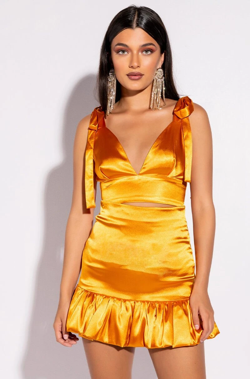 GOLDEN HOUR TIE SLEEVE CROP TOP 4 GOLDEN HOUR TIE SLEEVE CROP TOP - Image 2