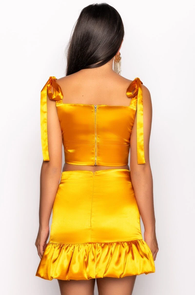 GOLDEN HOUR TIE SLEEVE CROP TOP 8 GOLDEN HOUR TIE SLEEVE CROP TOP - Image 6