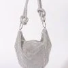HANDKERCHIEF BLING BAG 1 HANDKERCHIEF BLING BAG -akira shop handkerchief bling bag silver 2 2 c1