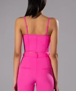 HANSEL FRONT HOOK AND EYE CORSET -akira shop hansel front hook and eye corset pink 5 5