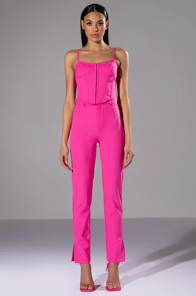 HANSEL HIGH RISE PANTS WITH SLITS 5 HANSEL HIGH RISE PANTS WITH SLITS - Image 3