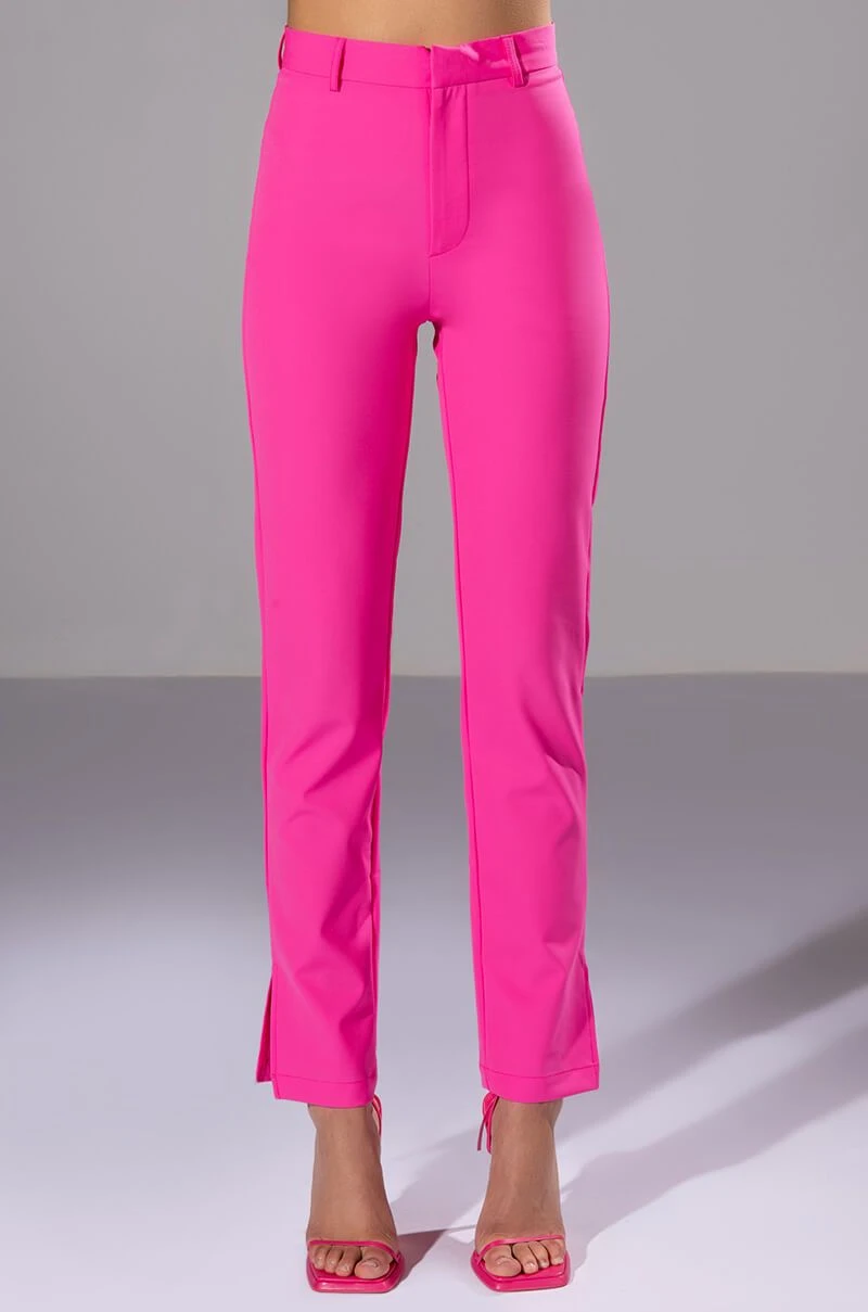 HANSEL HIGH RISE PANTS WITH SLITS 7 HANSEL HIGH RISE PANTS WITH SLITS - Image 5