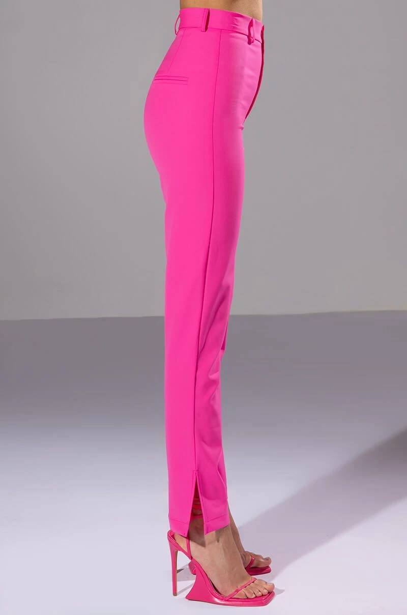 HANSEL HIGH RISE PANTS WITH SLITS 8 HANSEL HIGH RISE PANTS WITH SLITS - Image 6