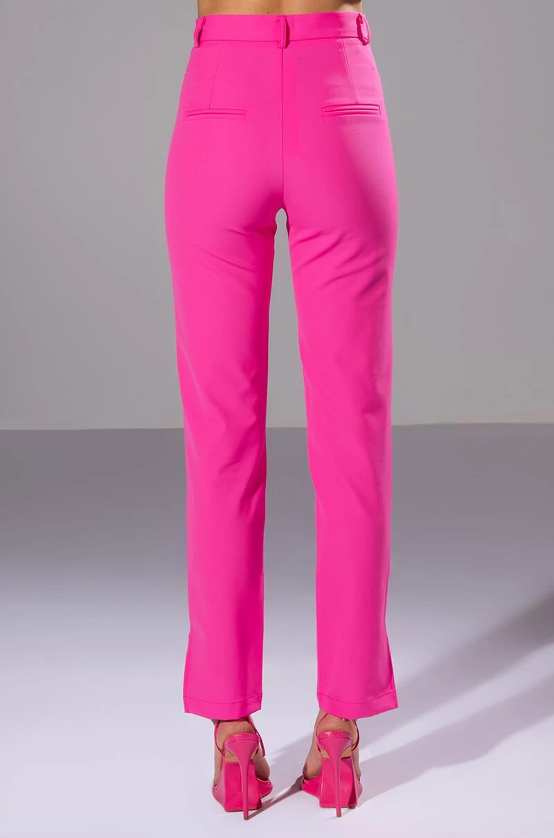 HANSEL HIGH RISE PANTS WITH SLITS 9 HANSEL HIGH RISE PANTS WITH SLITS - Image 7