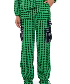 HATTIE CONTRAST PULL ON PANTS