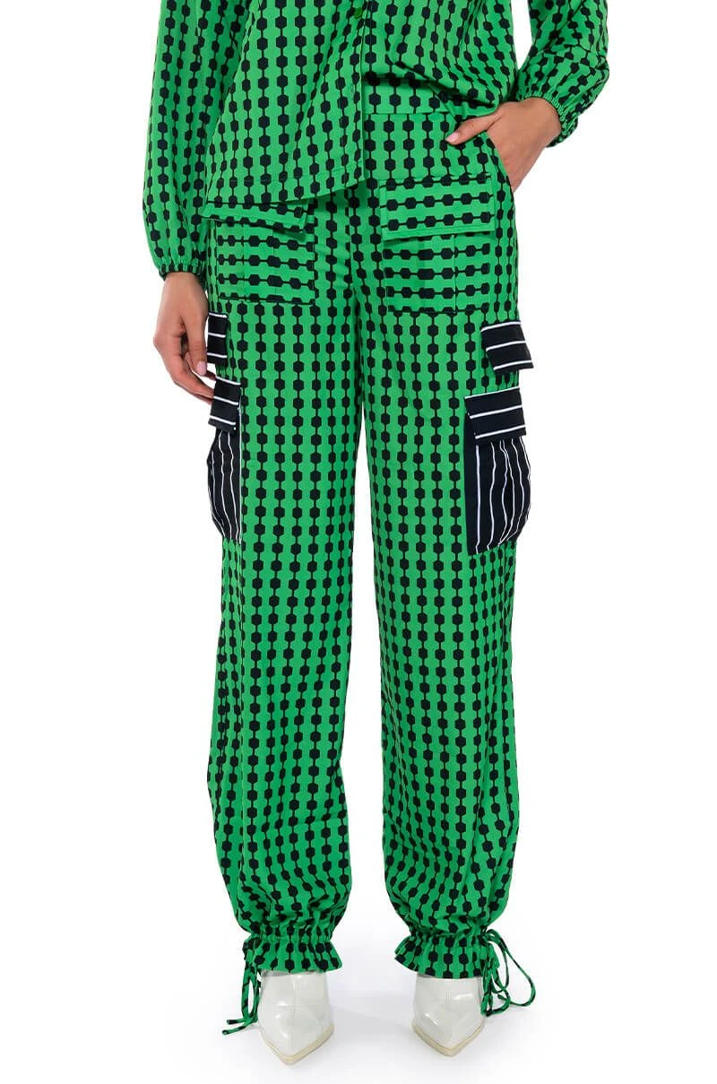 HATTIE CONTRAST PULL ON PANTS 3 HATTIE CONTRAST PULL ON PANTS