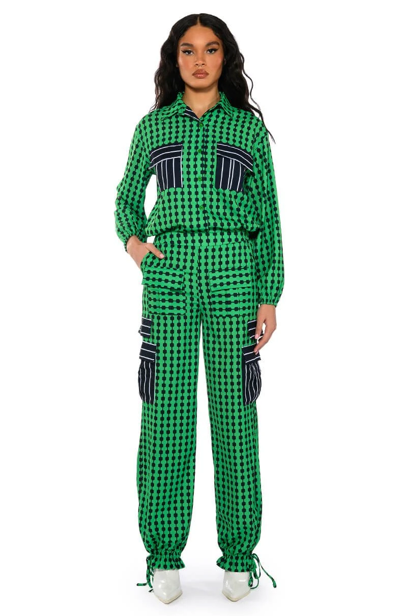 HATTIE CONTRAST PULL ON PANTS 5 HATTIE CONTRAST PULL ON PANTS - Image 3