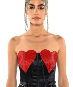 HEART ON FOR YOU CORSET TOP