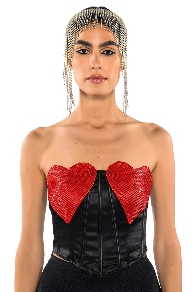 HEART ON FOR YOU CORSET TOP 3 HEART ON FOR YOU CORSET TOP