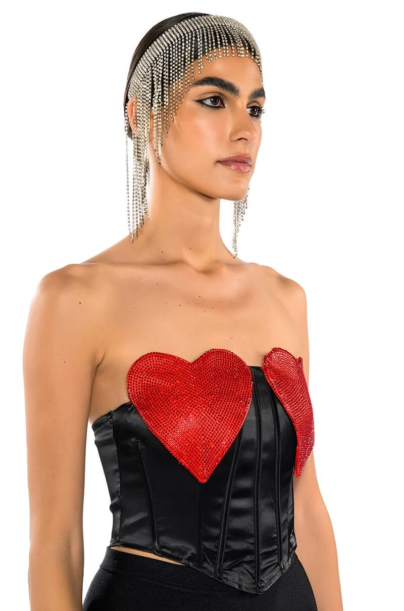 HEART ON FOR YOU CORSET TOP 4 HEART ON FOR YOU CORSET TOP - Image 2