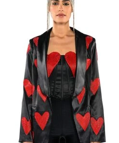 HEART ON FOR YOU CORSET TOP 13 HEART ON FOR YOU CORSET TOP -akira shop heart on for you corset top black multi 3 3