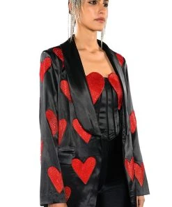 HEART ON FOR YOU CORSET TOP 14 HEART ON FOR YOU CORSET TOP -akira shop heart on for you corset top black multi 4 4