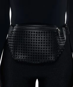 HOT COMMODITY STUDDED FANNY PACK -akira shop hot commodity studded fanny pack black 1 1