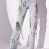 HOUDINI EMBELLISHED WIDE LEG JEAN -akira shop houdini embellished wide leg jean light blue 1 1