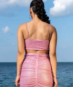 I AM ME VIC XXTRA SHINE RHINESTONE BANDEAU 15 I AM ME VIC XXTRA SHINE RHINESTONE BANDEAU -akira shop i am me vic xxtra shine rhinestone bandeau pink multi 6 6 c1