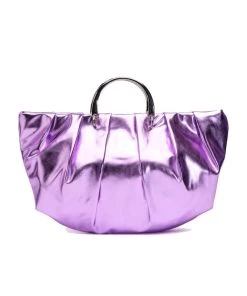 I MEAN BUSINESS FAUX LEATHER METALLIC TOTE 8 I MEAN BUSINESS FAUX LEATHER METALLIC TOTE -akira shop i mean business faux leather metallic tote purple 2 2 c1
