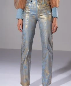 IN YOUR DREAMS METALLIC COATED PANT