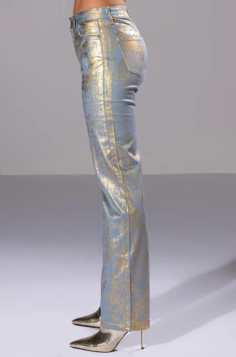 IN YOUR DREAMS METALLIC COATED PANT 6 IN YOUR DREAMS METALLIC COATED PANT - Image 4