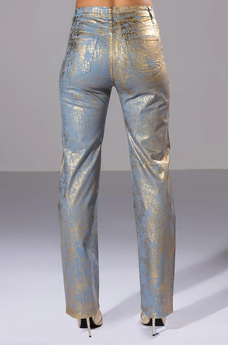 IN YOUR DREAMS METALLIC COATED PANT 7 IN YOUR DREAMS METALLIC COATED PANT - Image 5