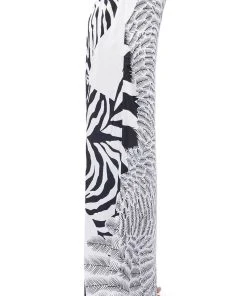 INTO THE NIGHT WIDE LEG PULL ON PANT -akira shop into the night wide leg pull on pant black white 6 6