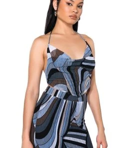 IT GIRL CORSET TIE TOP -akira shop it girl corset tie top grey multi 2 2